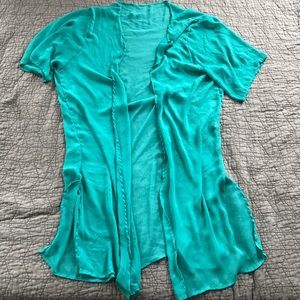 Sheer coverup/cardigan